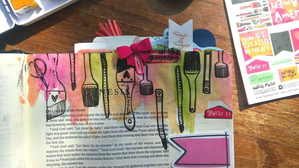 CREATED TO CREATE 2 ILLUSTRATED FAITH BIBLE JOURNALING