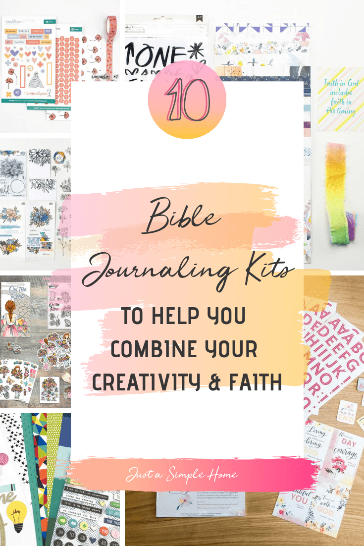 10 Bible Journaling Monthly Kits to help you dig into the Word, study your Bibles, and combine your creativity with your faith! #biblejournaling #biblejournalingkits #devotionalkits #biblestudy 