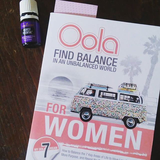 I was able to get in some reading over breakfast, before an absolutely crazy day. Anyone else craving more balance in this crazy world? I highly recommend this book! Even if you aren't "oily" like me, I think you'll get a lot out of it!